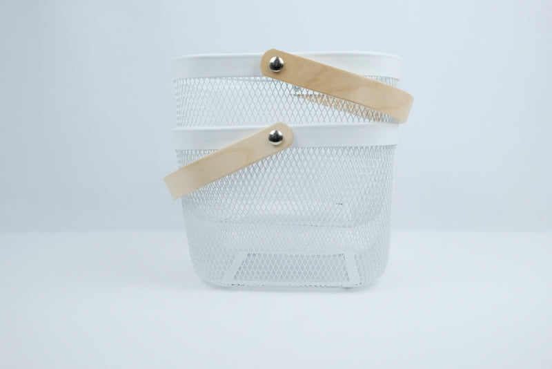 Wire and Bamboo Basket (Pretty Organised)